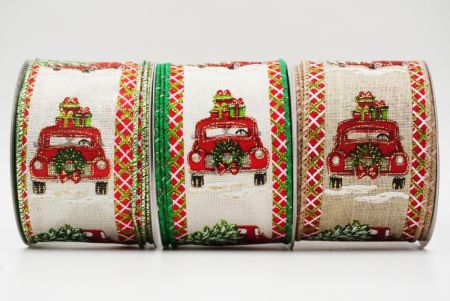 经典红色卡车&圣诞树&礼品缎带 - 经典红色卡车&圣诞树&礼品缎带